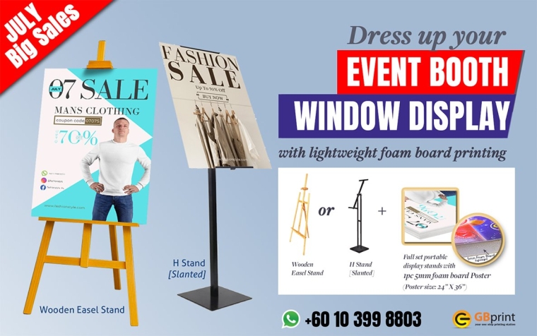 July Promotion for Full Set Display Stand