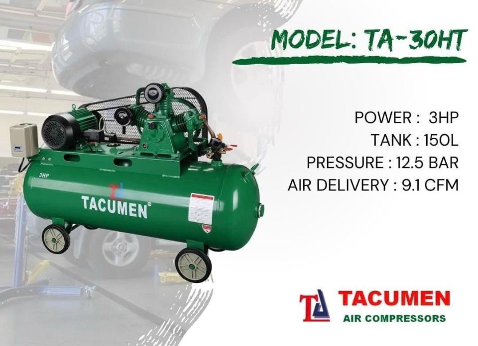 TACUMENT TA-30HT | Automotive Garage 3HP Air Compressor