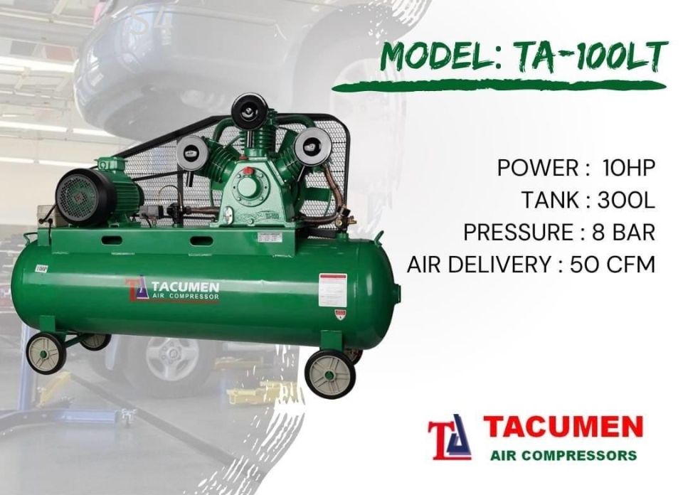 TACUMENT TA-100LT | Automotive Garage 10HP Air Compressor
