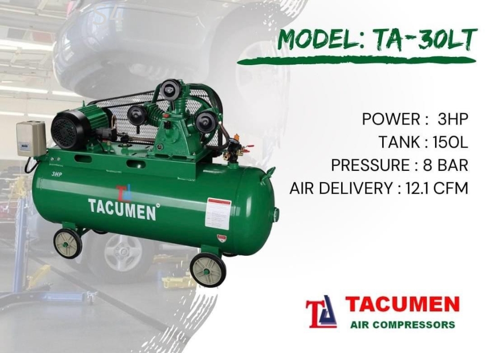 TACUMENT TA-30LT | Automotive Garage 3HP Air Compressor