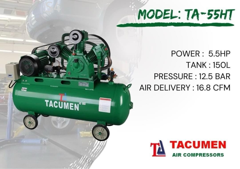 TACUMENT TA-55HT | Automotive Garage 5.5HP Air Compressor