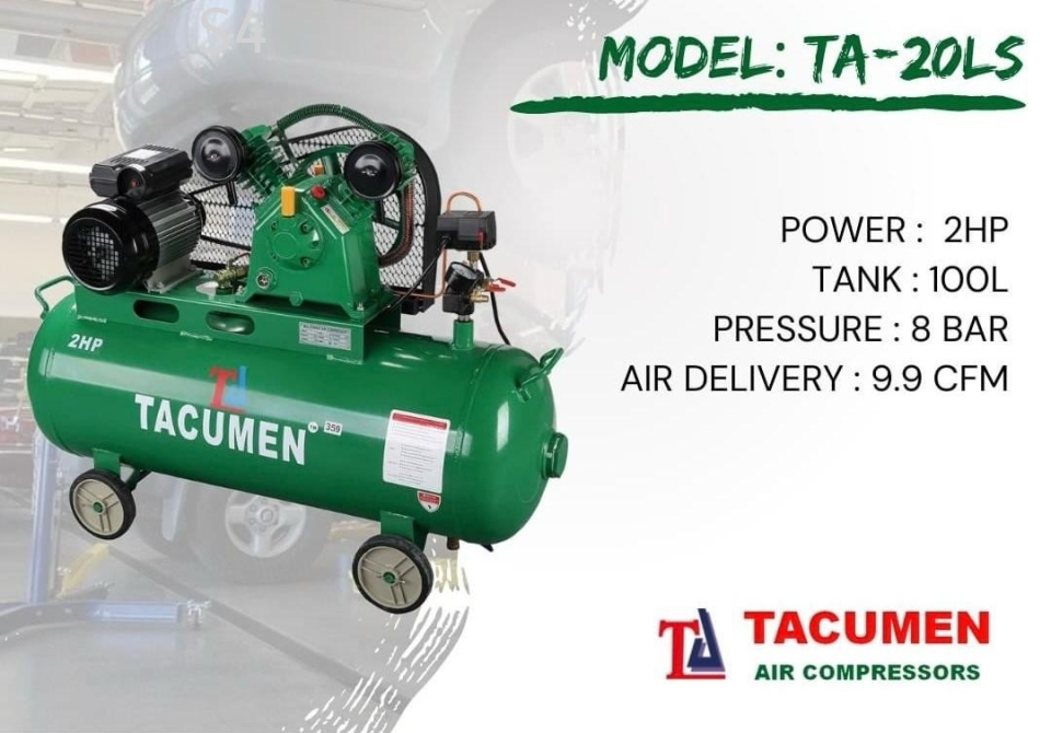 TACUMENT TA-20LS | Automotive Garage 2HP Air Compressor