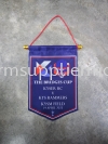 Custom Event Pennant Flag 每 The Bridges Cup Commemorative Banner Sublimation Bendera & Pennant Flag Baju Sublimation KL PJ Malaysia