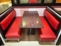 Canteen Table with Leather Chair