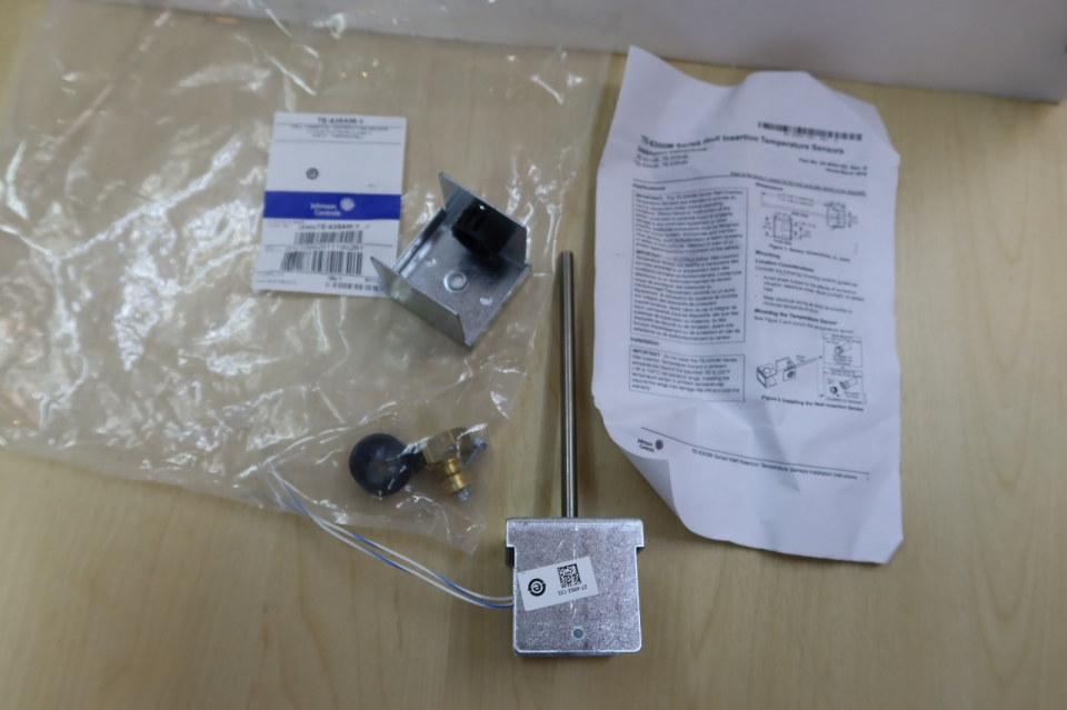 JOHNSON CONTROLS TE-635AM-1 1K OHM WELL INSERTION TEMPERATURE SENSOR (6" WIRE)