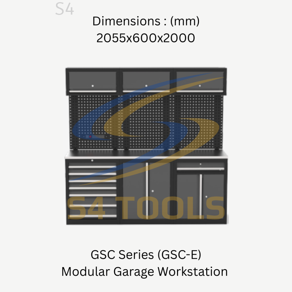 S4Tools GSC-E | GSC Series Modular Garage Workstation