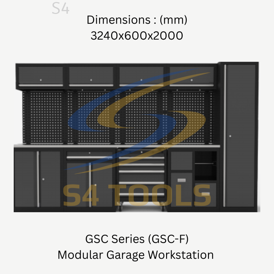 S4Tools GSC-F | GSC Series Modular Garage Workstation