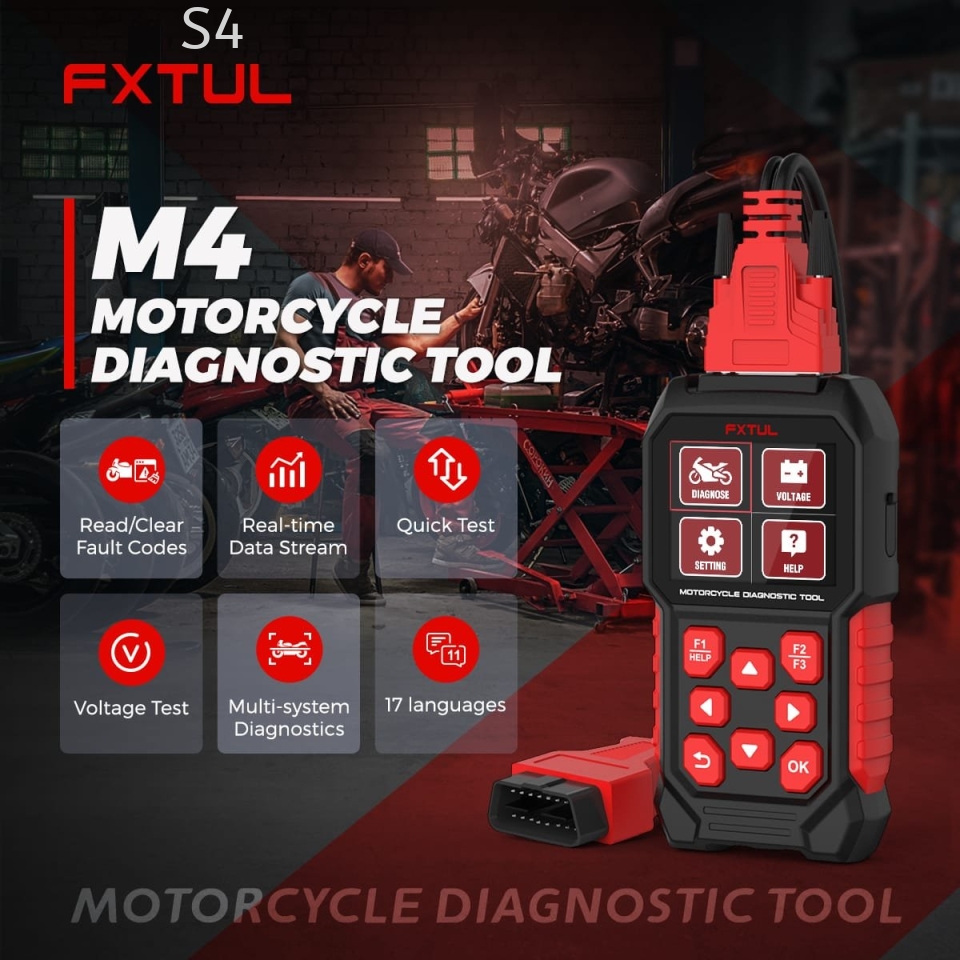 *Special Order* FXTUL M4 Series - Advanced Diagnostic Tool For Specified Motorcycle Brand