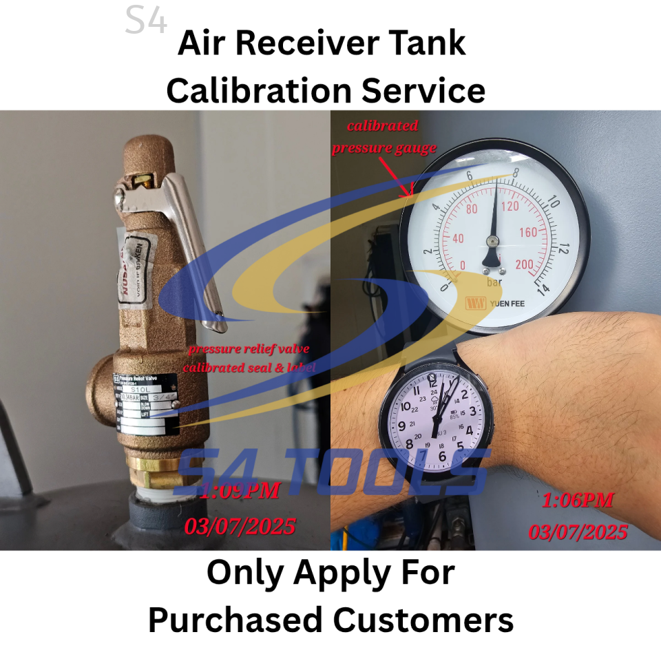 *Service* Air Receiver Tank Calibration Service To JKKP Authority