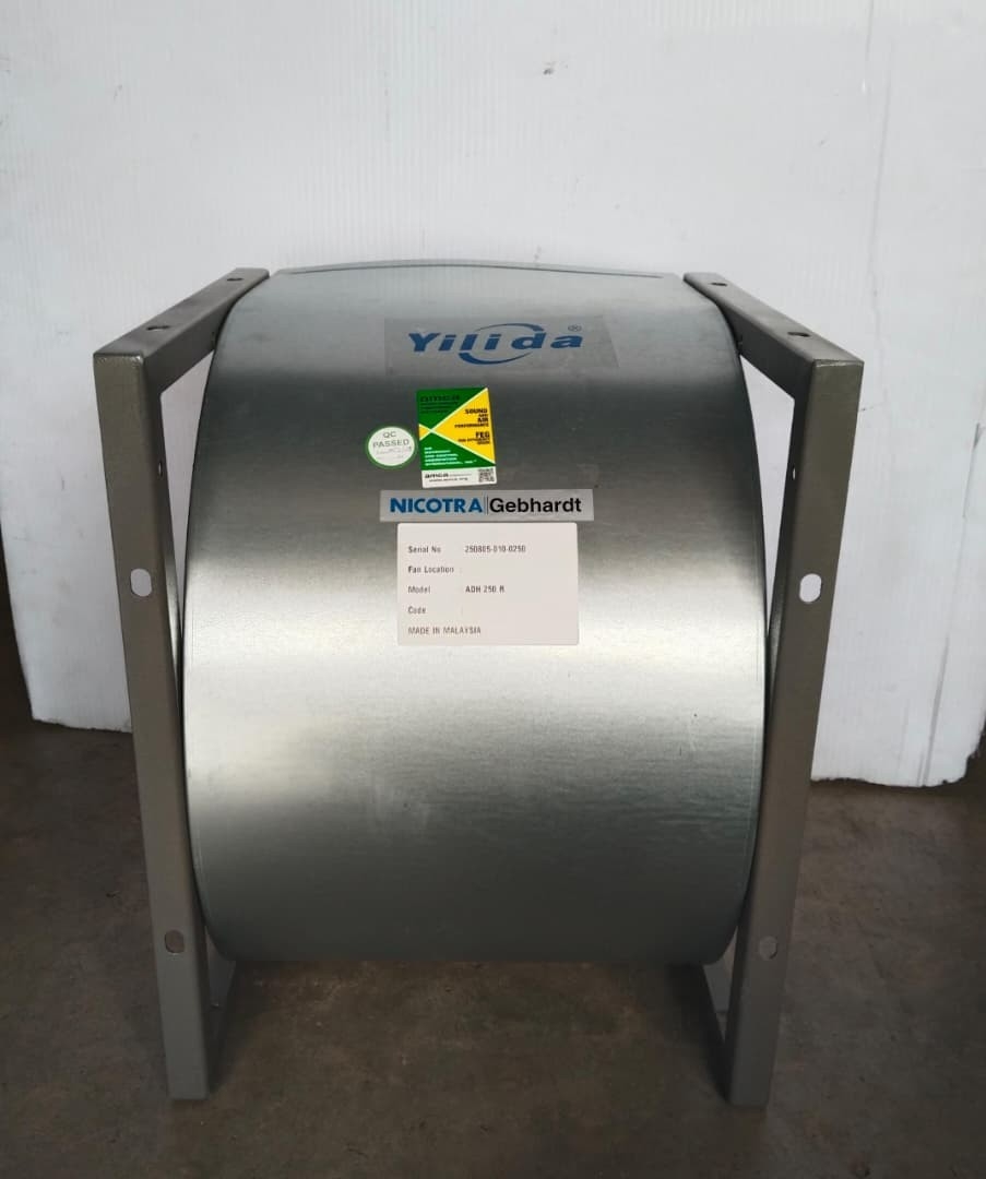 NICOTRA FAN ADY (ADH) 250-R BLOWER C/W CASING + SHAFT