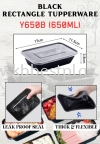 Y650B BLACK ORIMAX 50'S+- RECTANGLE CONTAINER Plastic Containers