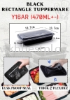 Y16AR BLACK ORIMAX 50'S RECTANGLE CONTAINER Plastic Containers