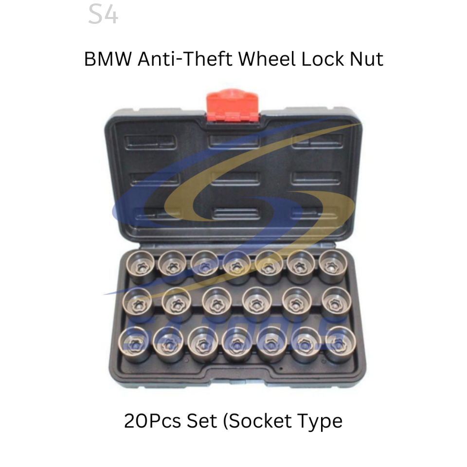 20Pcs BMW (Continental Car) Anti-Theft Wheel Lock Nut Socket
