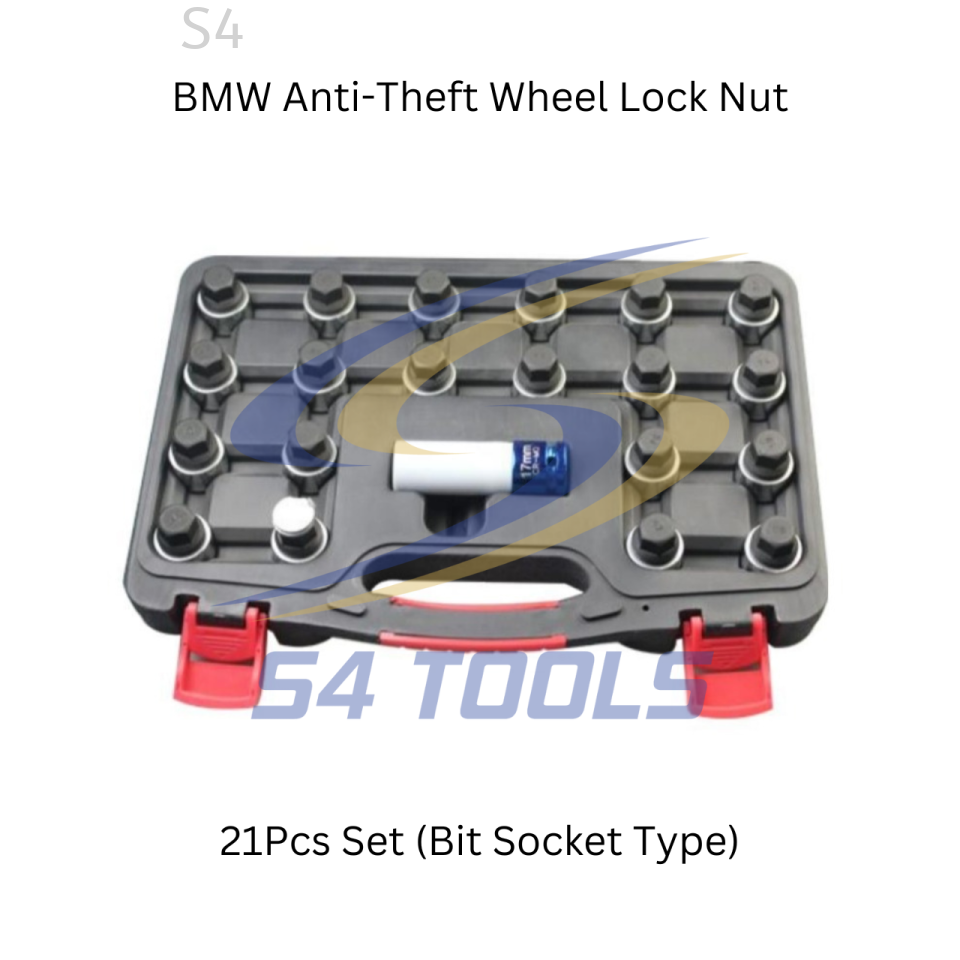 21Pcs BMW (Continental Car) Anti-Theft Wheel Lock Nut Socket