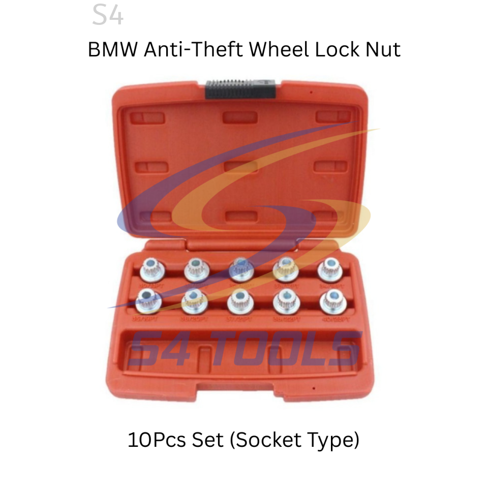 10Pcs BMW (Continental Car) Anti-Theft Wheel Lock Nut Socket