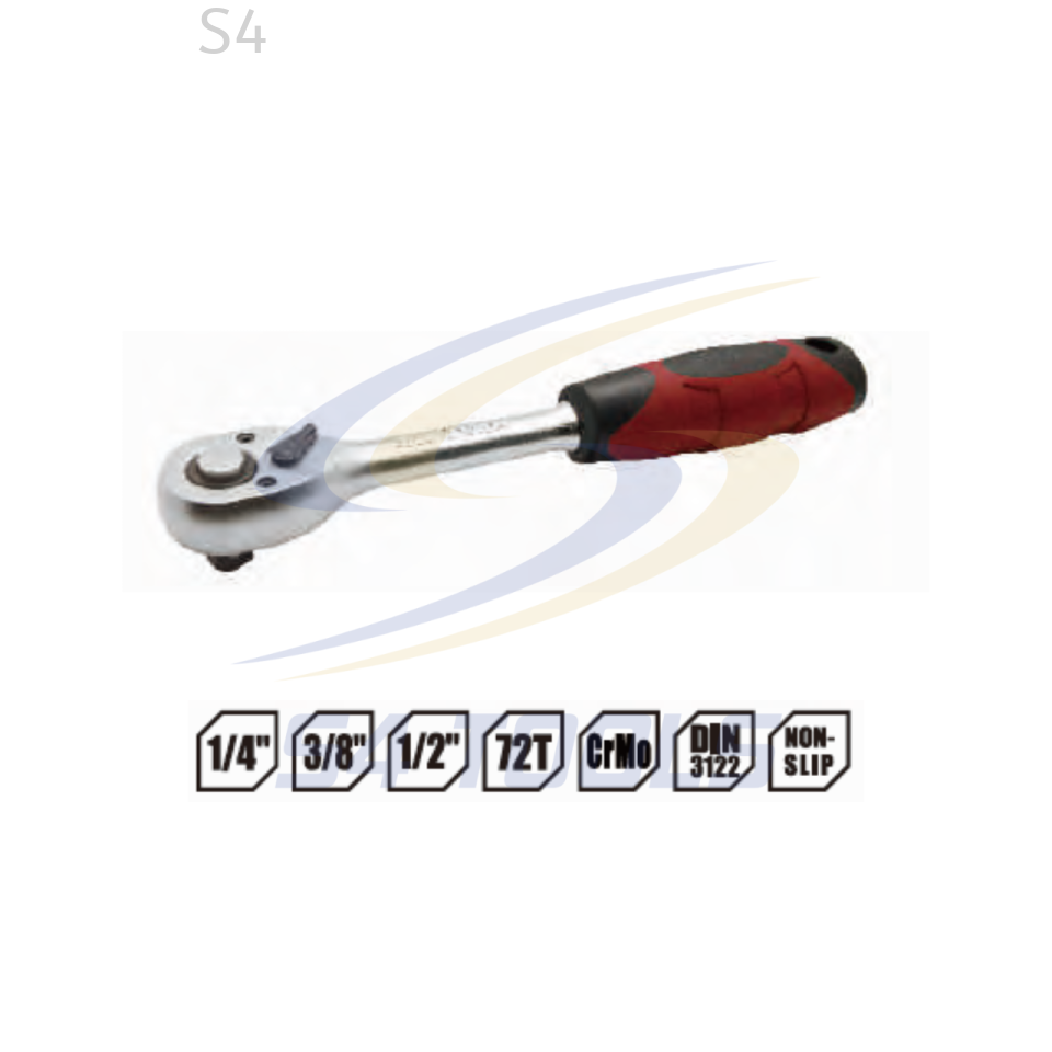 Reversible Ratchet Wrench (Non-Slip Grip)