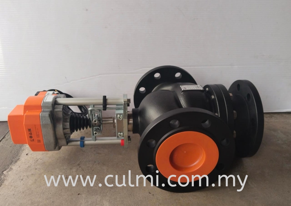 BELIMO H7..S-.. 3-WAY GLOVE VALVE+EV24A-MP-TPC COMMUNICATIVE GLOBE VALVE ACTUATOR (STROKE:40MM) 2,500N AC/DC 24V, 50/60HZ