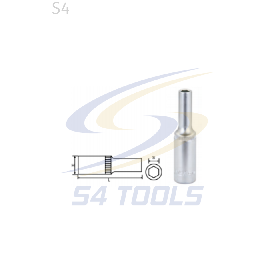 1/4¡± DR. 6PT Deep Socket - Metric (CR-V)