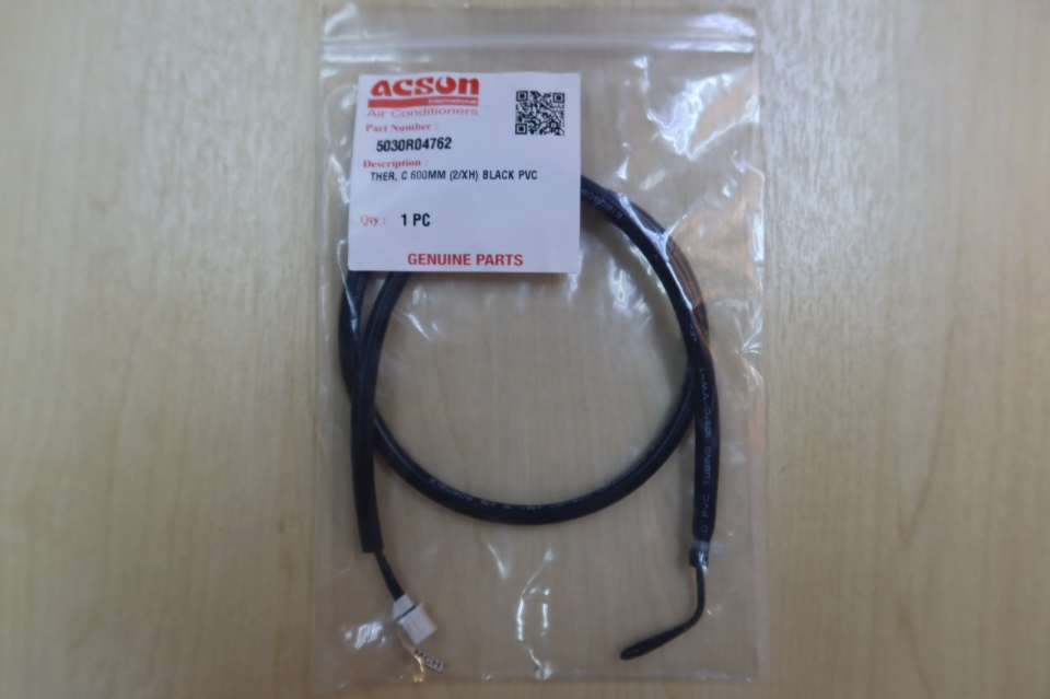 ACSON 5030R04762 THER, C 600MM (2/XH) BLACK PVC (ROOM SENSOR)