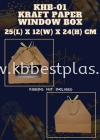 KHB-01 KRAFT PAPER WINDOW BOX PAPER BAG Paper Products