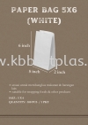 MINI PAPER BAG WHITE 5X6 PAPER BAG Paper Products