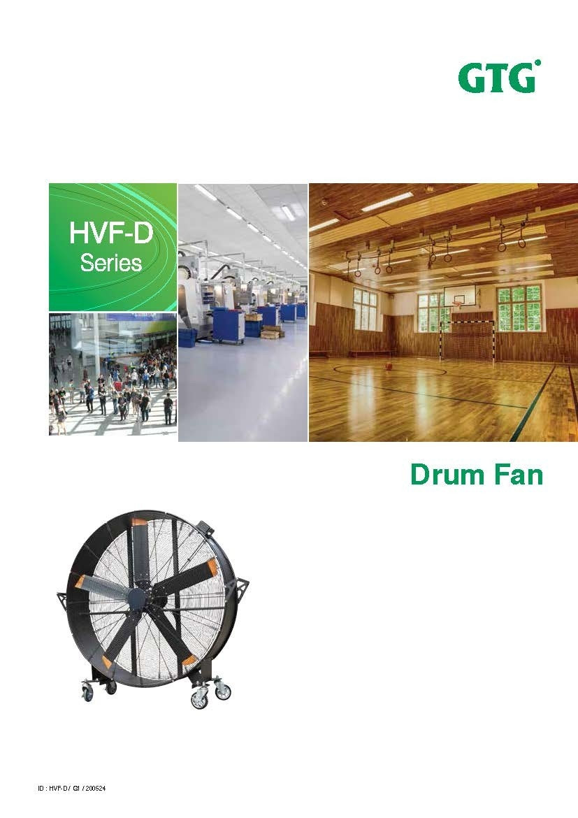GTG HVF-D SERIES DRUM FAN