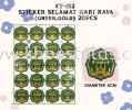 XT-152 SHR STICKER 20PC Stationeries & Stickers