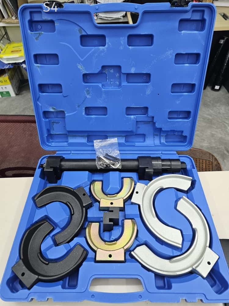 S4Tools 6Pcs H/D Professional Coil Spring Compressor Kit (MacPherson)