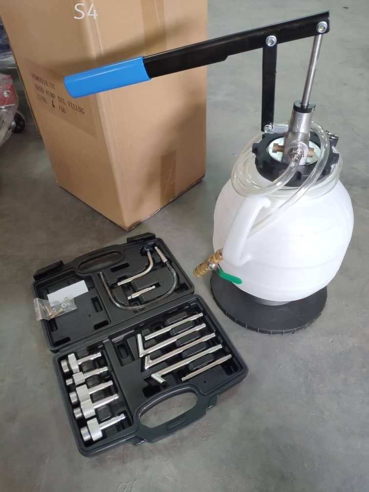 7.5L Manual ATF Fluid Dispenser Pump & Fill System with 15-Piece Adapter Kit