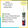 HARDEX RS-200W ACRYLIC SEALANT (ADHESIVE &SILICONE) SILICONE ADHESIVES , MIX ,SEALANTS