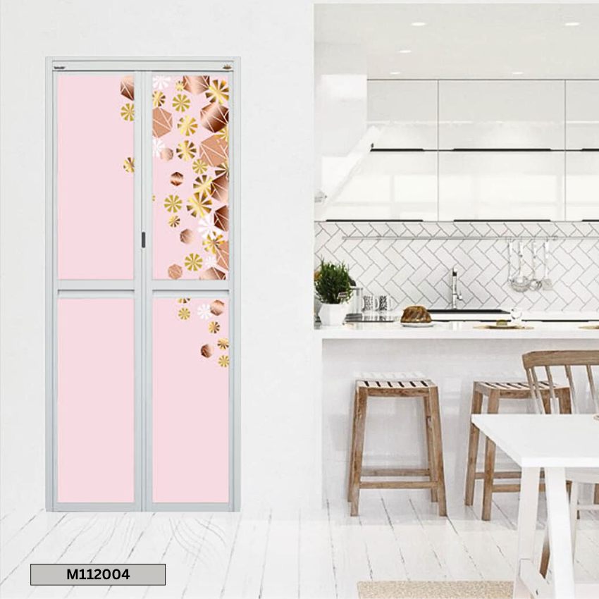 MODEL M112004 MODEL M112004 VITALLY BI FOLD (3D) ALUMINIUM DOOR Aluminium Door Choose Sample / Pattern Chart