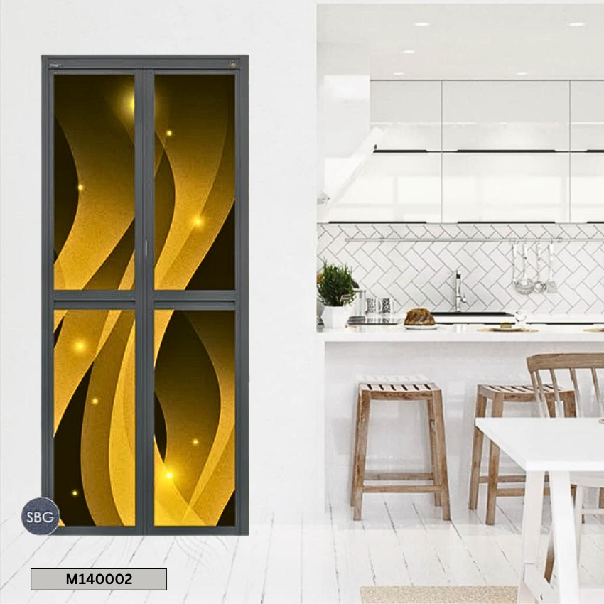 MODEL M140002 MODEL M140002 VITALLY BI FOLD (3D) ALUMINIUM DOOR Aluminium Door Choose Sample / Pattern Chart