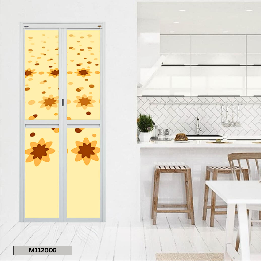 MODEL M112005 MODEL M112005 VITALLY BI FOLD (3D) ALUMINIUM DOOR Aluminium Door Choose Sample / Pattern Chart