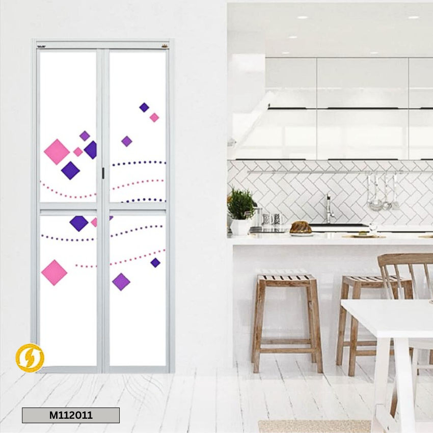 MODEL M112011 MODEL M112011 VITALLY BI FOLD (3D) ALUMINIUM DOOR Aluminium Door Choose Sample / Pattern Chart