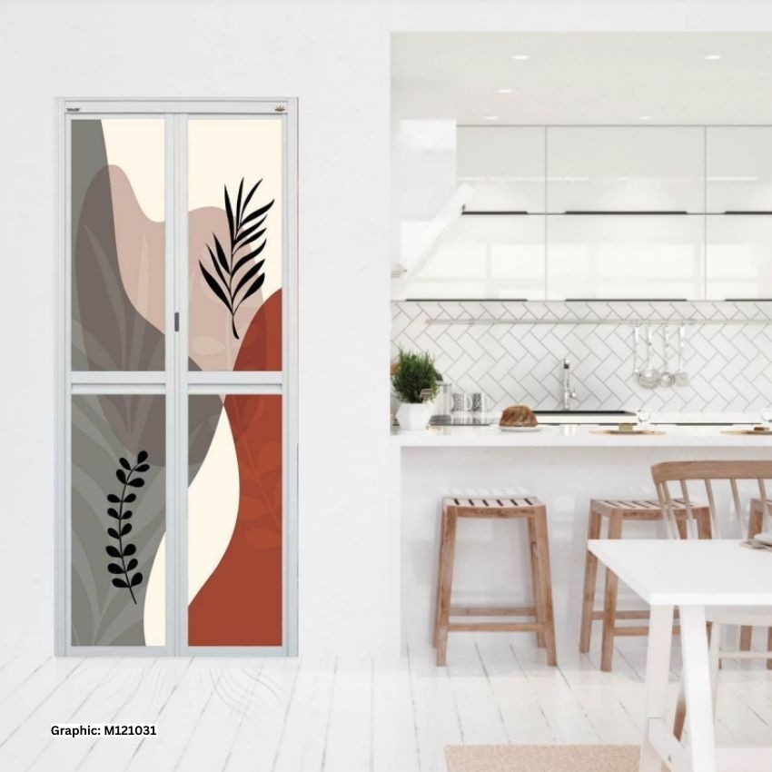 MODEL M121031 MODEL M121031 VITALLY BI FOLD (3D) ALUMINIUM DOOR Aluminium Door Choose Sample / Pattern Chart