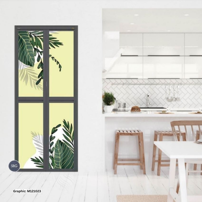 MODEL M121023 MODEL M121023 VITALLY BI FOLD (3D) ALUMINIUM DOOR Aluminium Door Choose Sample / Pattern Chart