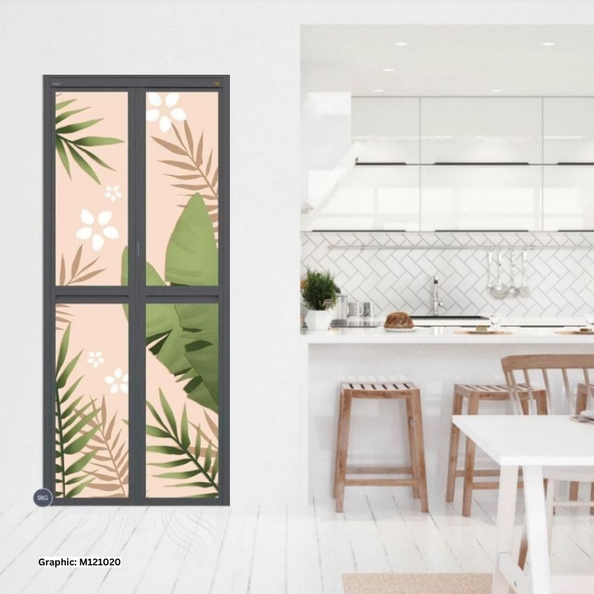 MODEL M121020 MODEL M121020 VITALLY BI FOLD (3D) ALUMINIUM DOOR Aluminium Door Choose Sample / Pattern Chart