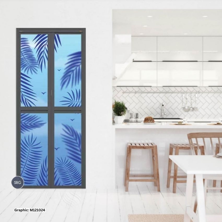 MODEL M121024 MODEL M121024 VITALLY BI FOLD (3D) ALUMINIUM DOOR Aluminium Door Choose Sample / Pattern Chart