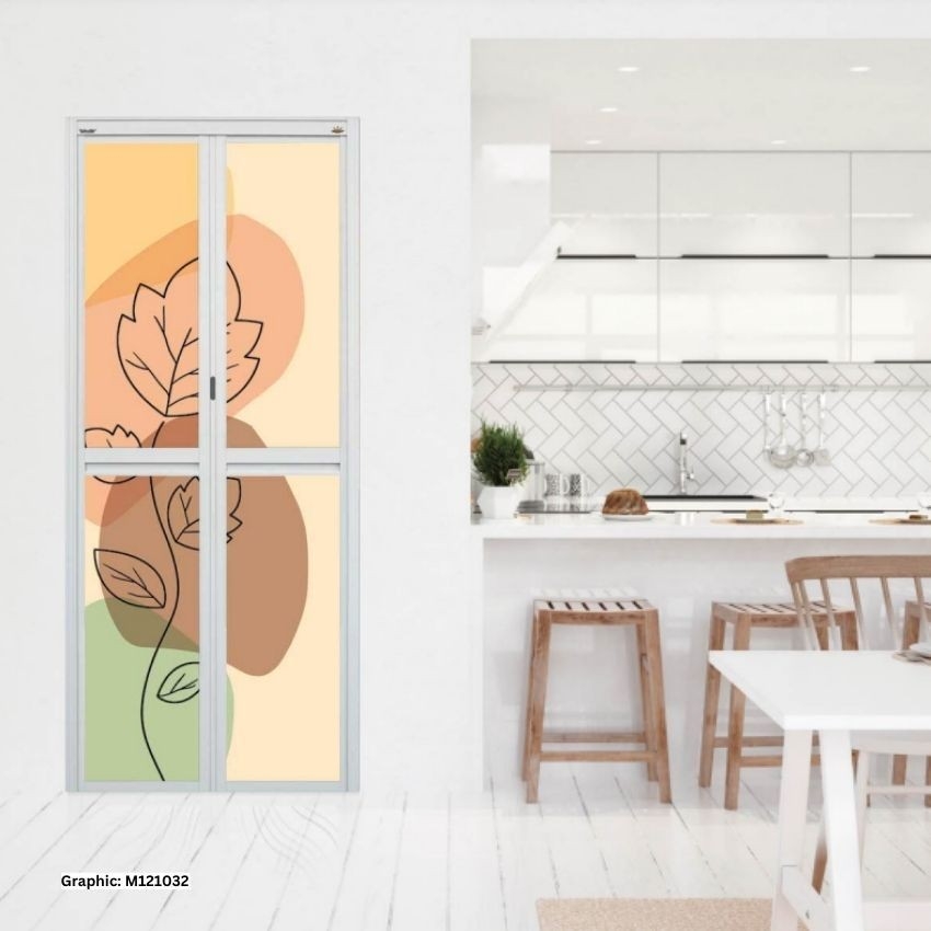 MODEL M121032 MODEL M121032 VITALLY BI FOLD (3D) ALUMINIUM DOOR Aluminium Door Choose Sample / Pattern Chart