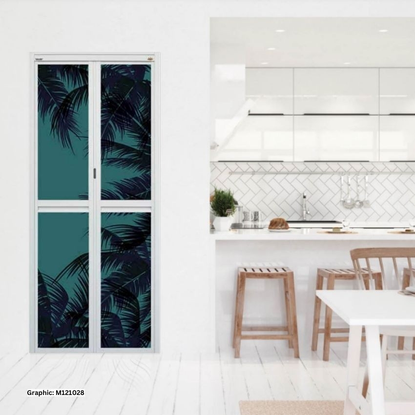 MODEL M121028 MODEL M121028 VITALLY BI FOLD (3D) ALUMINIUM DOOR Aluminium Door Choose Sample / Pattern Chart