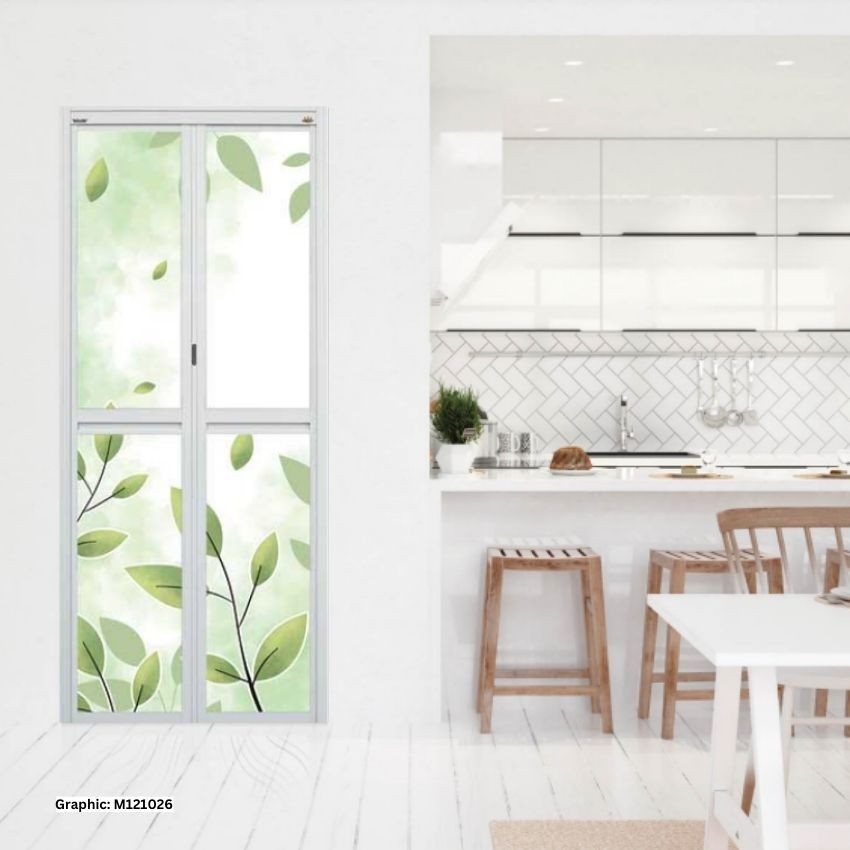 MODEL M121026 MODEL M121026 VITALLY BI FOLD (3D) ALUMINIUM DOOR Aluminium Door Choose Sample / Pattern Chart