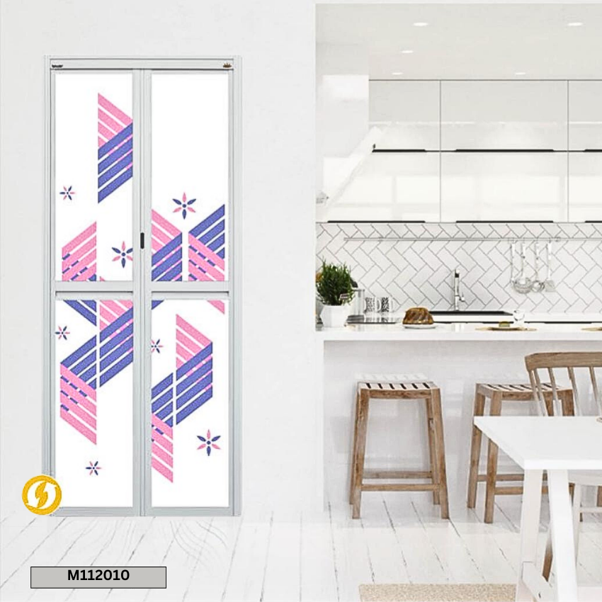 MODEL M112010 MODEL M112010 VITALLY BI FOLD (3D) ALUMINIUM DOOR Aluminium Door Choose Sample / Pattern Chart