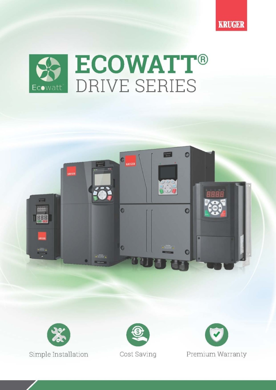 KRUGER ECOWATT® DRIVE SERIES DRIVE FOR DEMAND CONTROLLED VENTILATION (DCV)