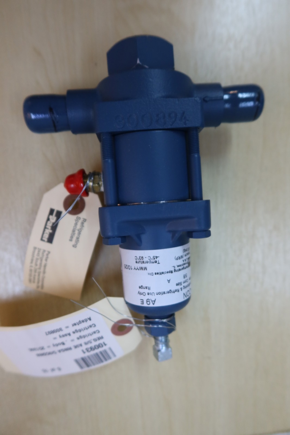 PARKER HOT GAS BYPASS(TYPE:A9E)DB REG,HGBP(EFFECT PORT:5/8"/CON SIZR:5/8")(P/N:3007010001)(MRP:31BAR