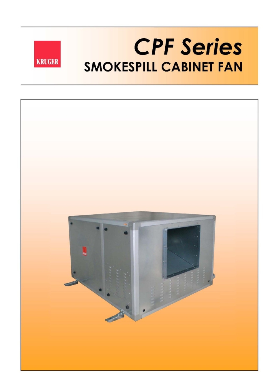 KRUGER CPF SERIES SMOKESPILL CABINET FAN