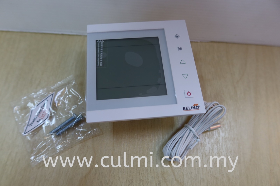 BELIMO EXT-CFU-230-D2 THERMOSTAT:AC85...260V/50/60HZ,ON/OFF,WITH LCD DISPLAY,OCCUPANCY,COOLING(3-SPE
