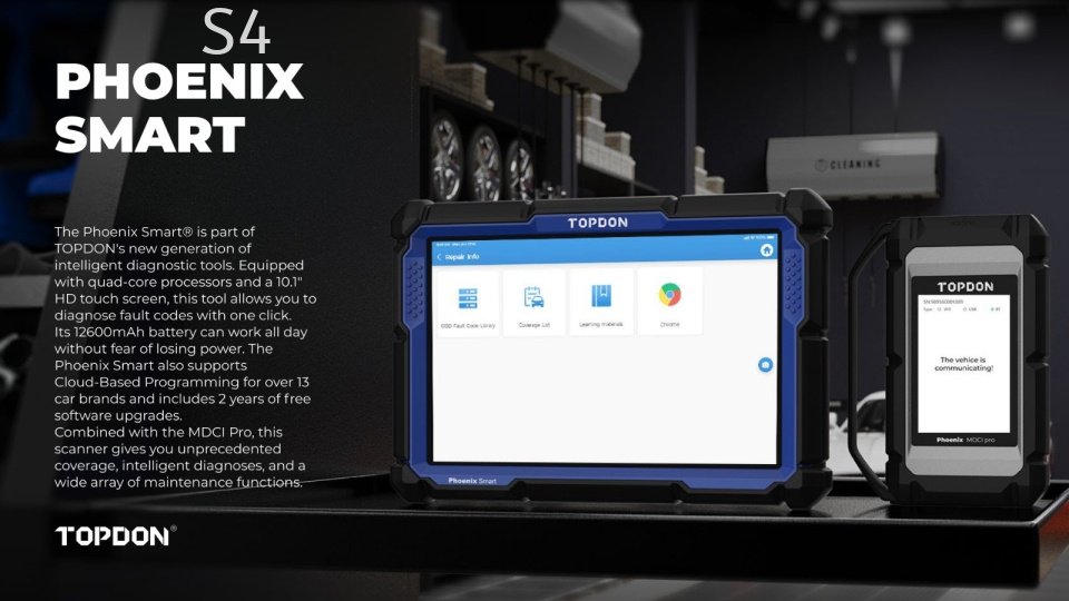 TOPDON® Phoenix Smart | OBD2 Professional Automotive Diagnostic Scanner Tool