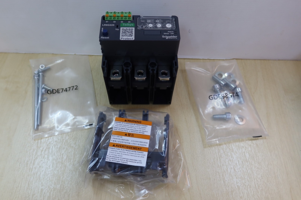 SCHNEIDER THERMAL OVERLOAD RELAY LR9G225A PUSH-IN (REPLACED:LR9D5369)