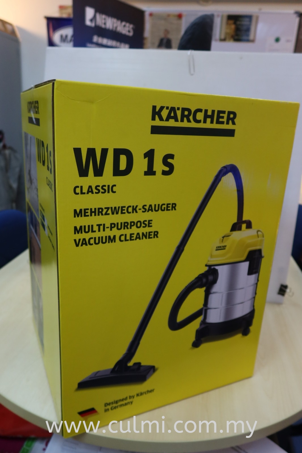 KARCHER WD 1S CLASSIC KAP WET AND DRY VACUUM CLEANER (P/N:1.098-323.0)