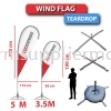 Wind Flag Teardrop | Custom Teardrop Advertising Flag for Outdoor Promotion 每 Durable, Eye-Catching Feather Flag and Teardrop Flag Bendera Custom